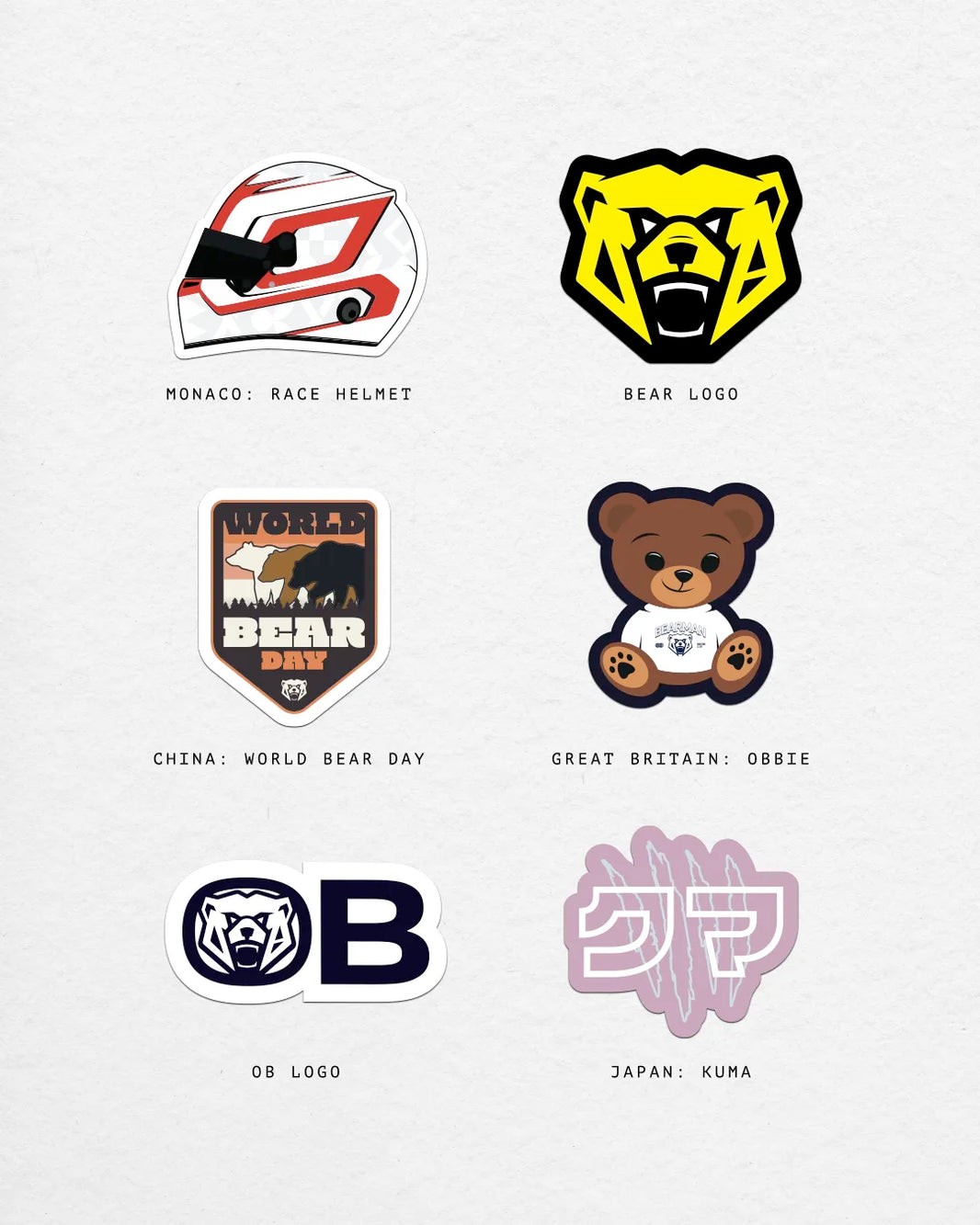 OB Sticker Pack / #1 Australia to Great Britain