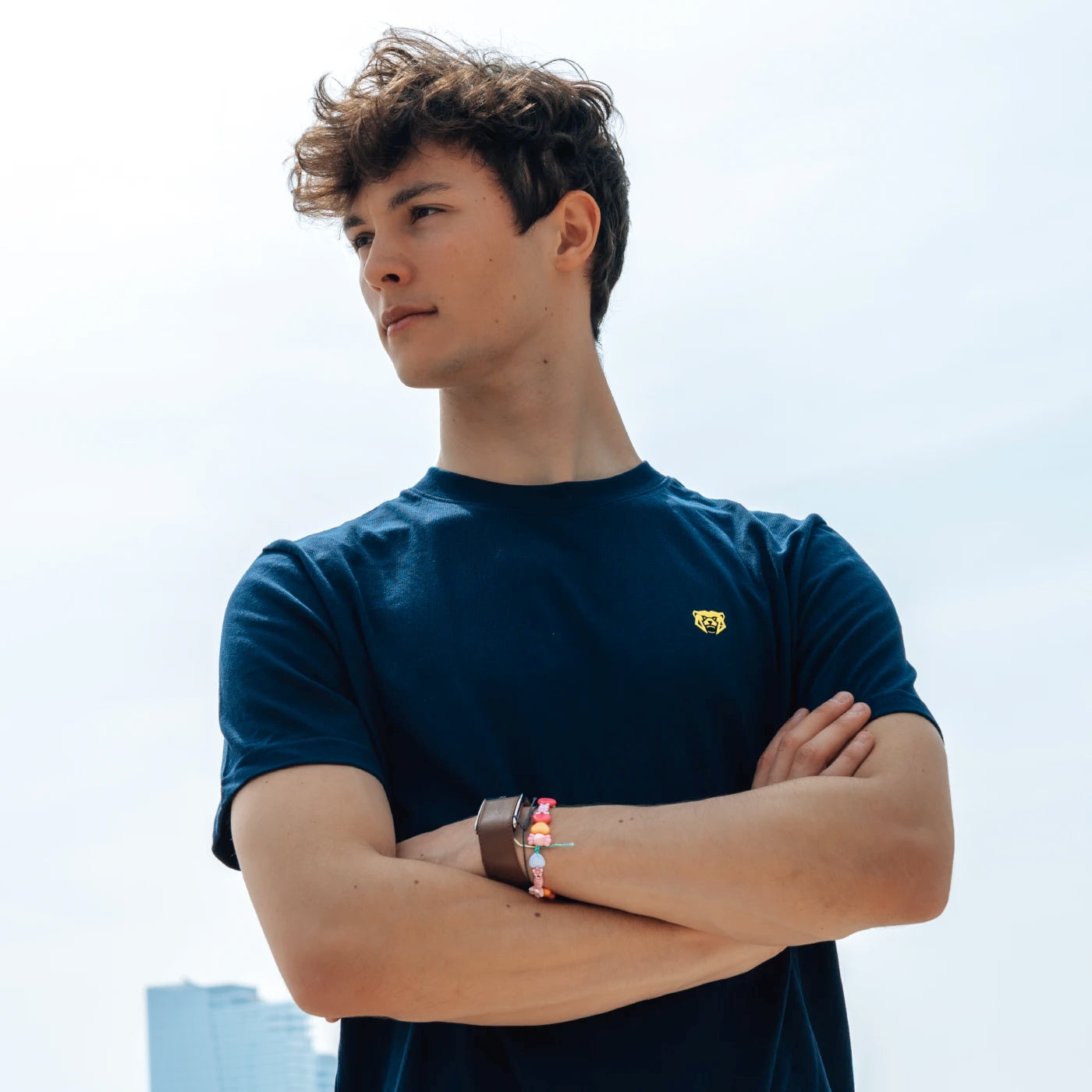 Essential Tee in Navy | Ollie Bearman Official Store