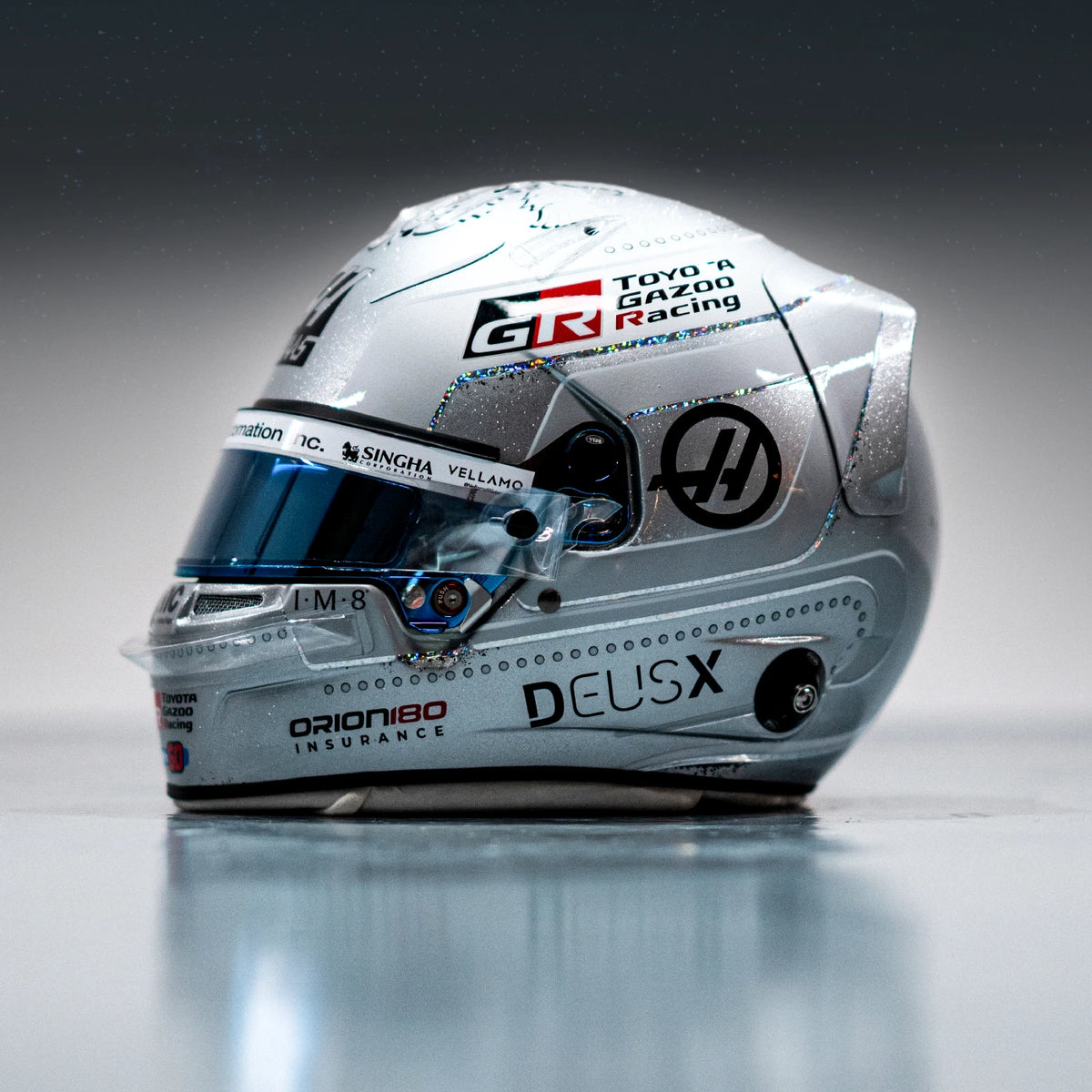 NIGHT RACE 2026 Ollie Bearman 1:2 Scale Mini Helmet