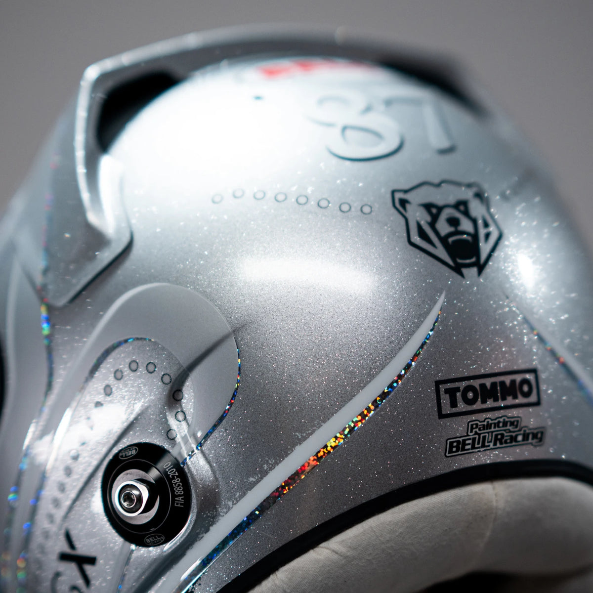 NIGHT RACE 2026 Ollie Bearman 1:2 Scale Mini Helmet