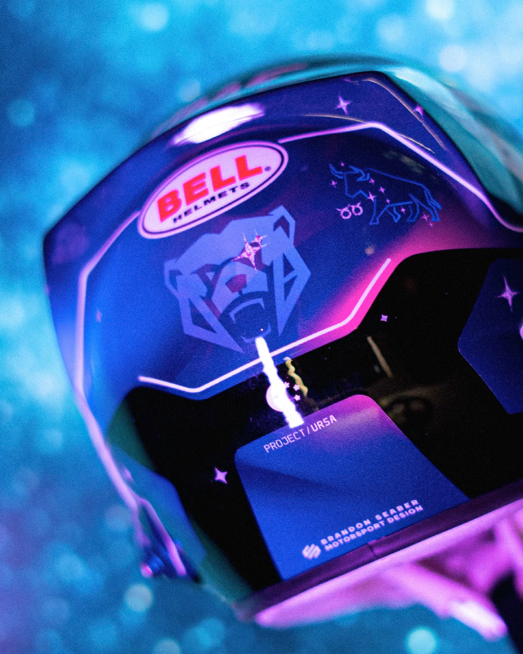 Ollie Bearman SINGAPORE 2025 Mini Helmet / 1:2 Scale (Signed By Ollie)