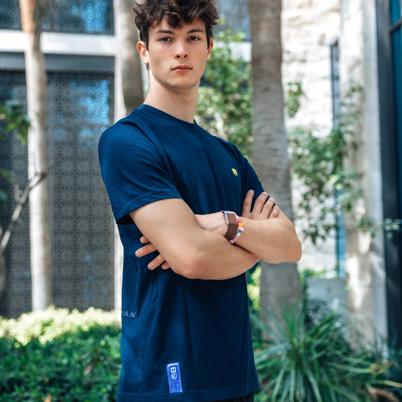 Essential Tee in Navy | Ollie Bearman Official Store