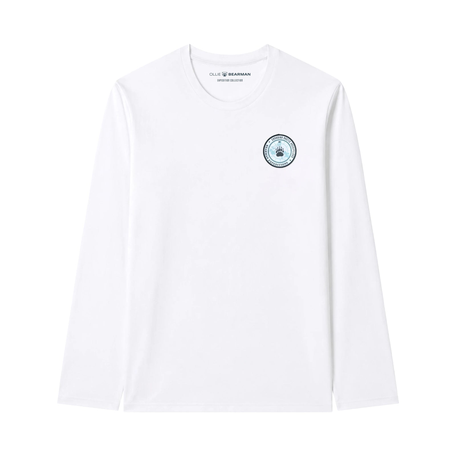 Ice Field White Long Sleeve Tee
