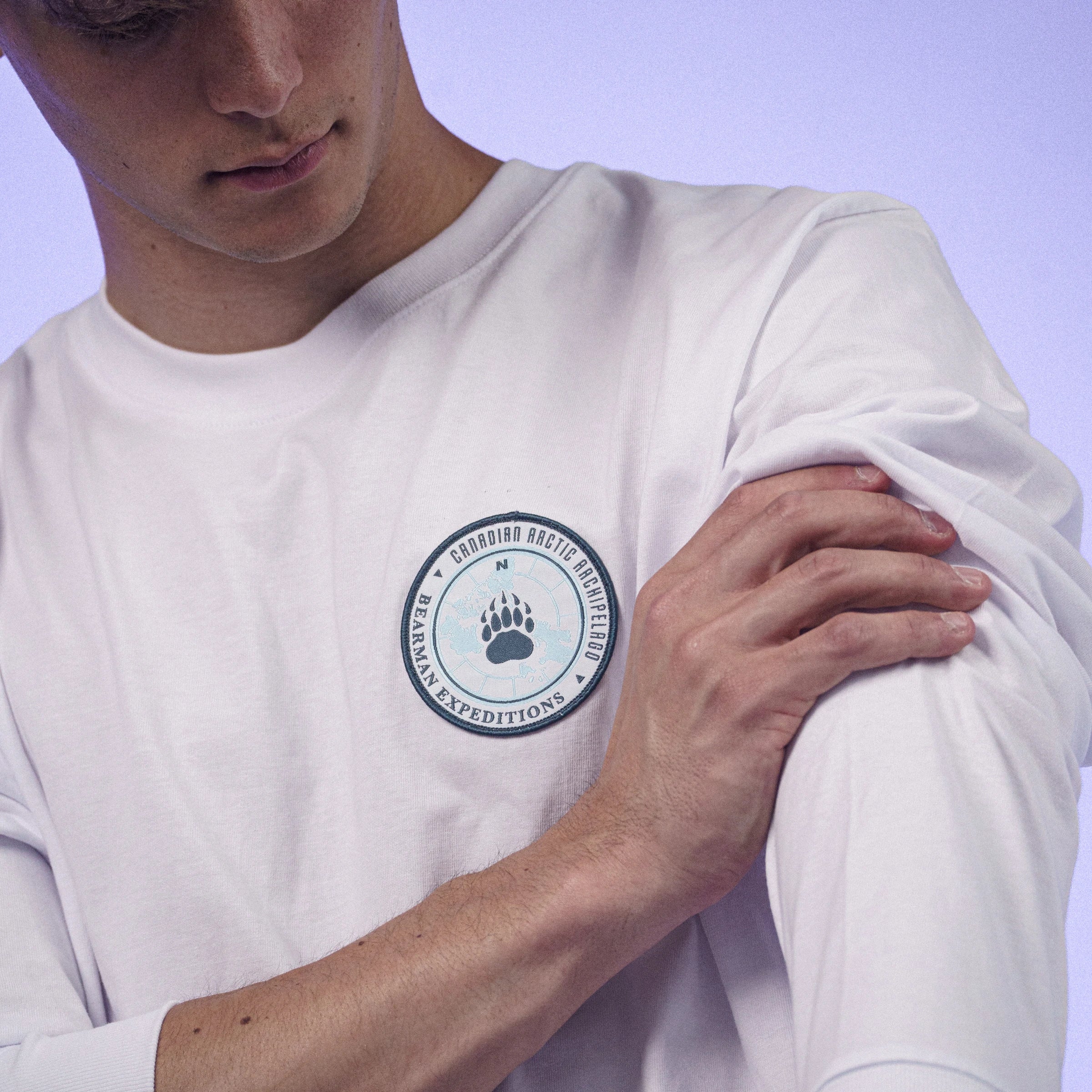 Ice Field White Long Sleeve Tee