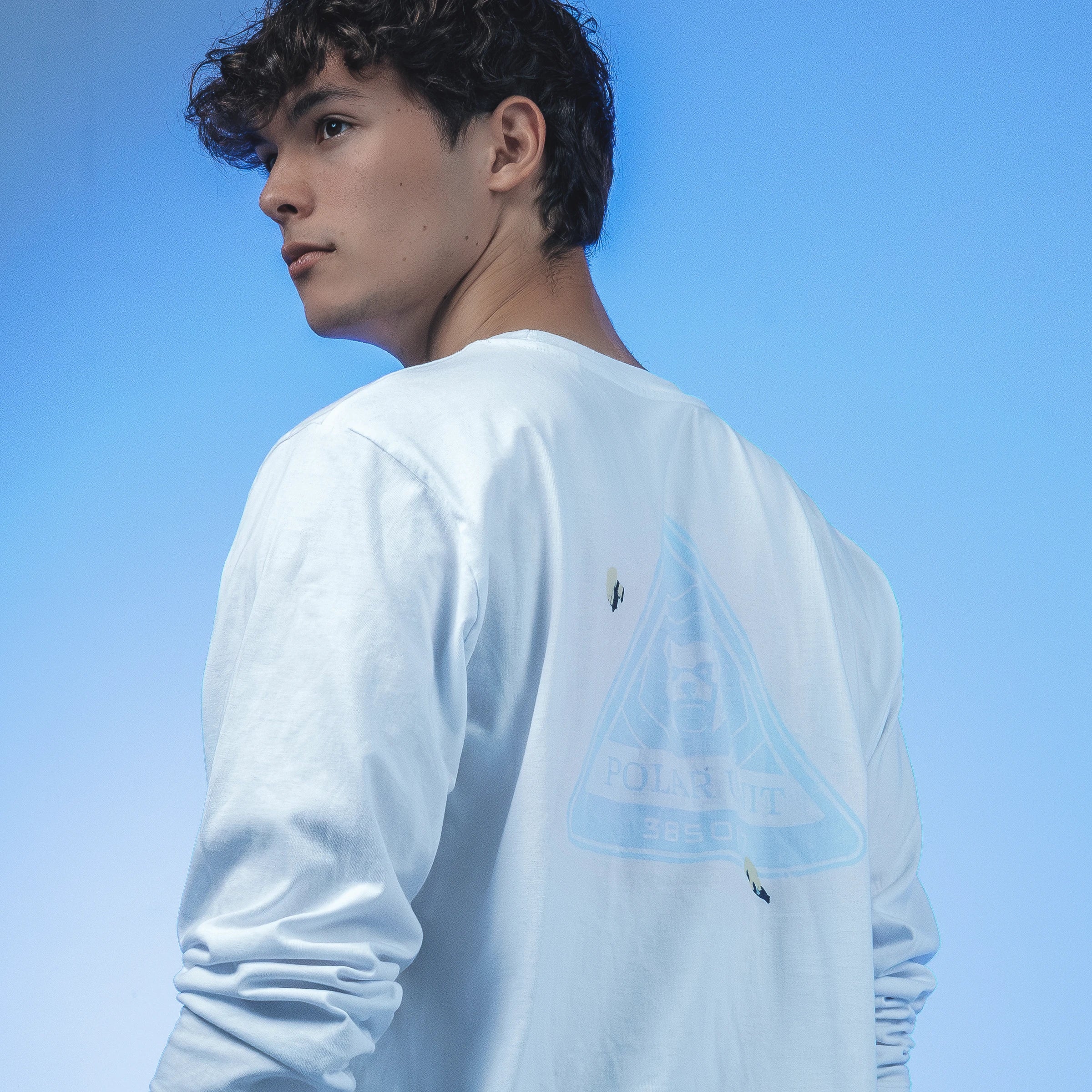 Ice Field White Long Sleeve Tee