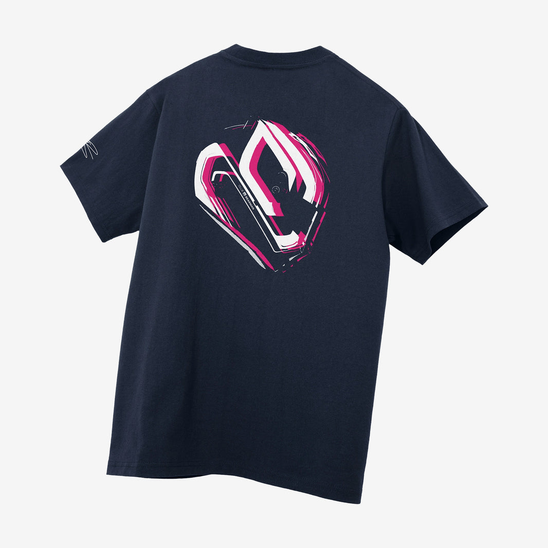 Essential Helmet Tee Navy Blue