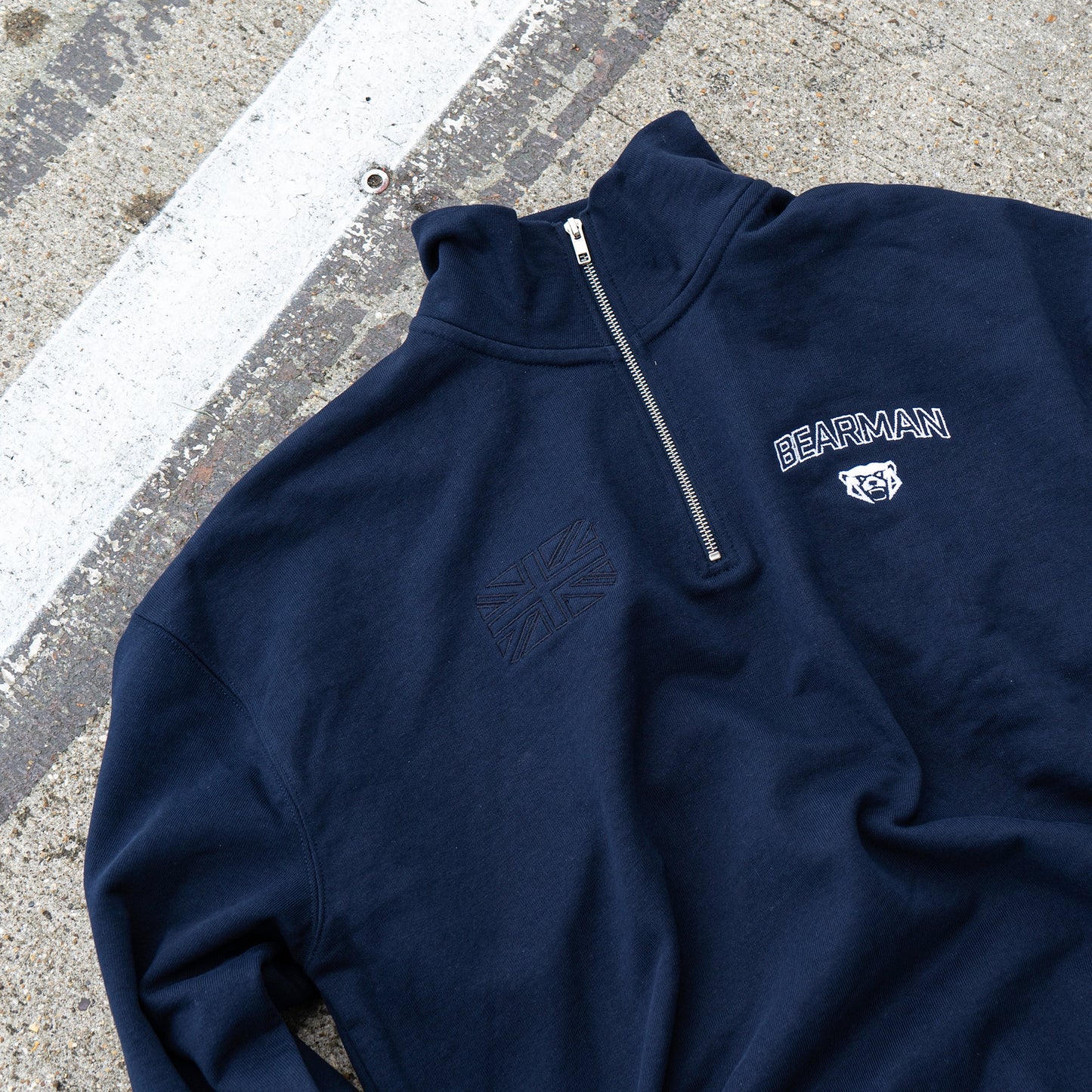 MotorClub Quarter-Zip Navy